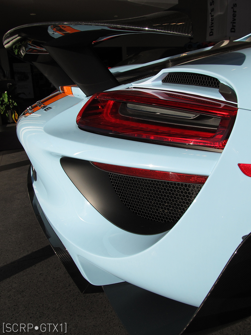 Illustration for article titled Ultra Rare Gulf Livery 918 Spyder w/ Weissach